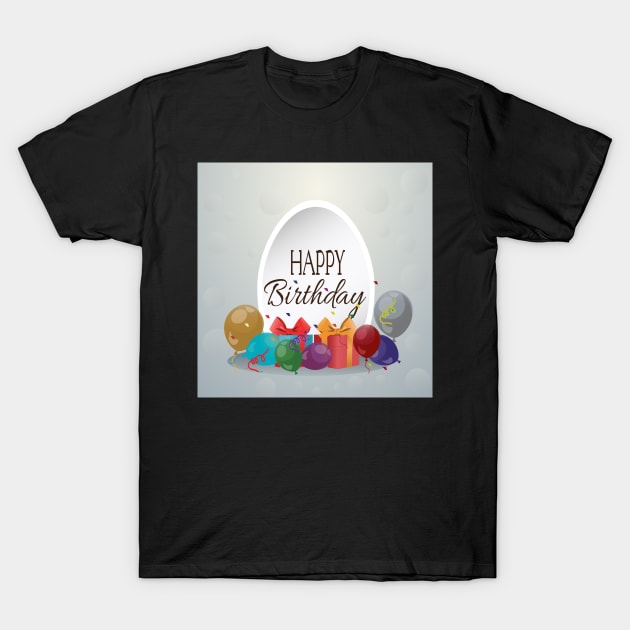 happy birthday T-Shirt by Double You Store